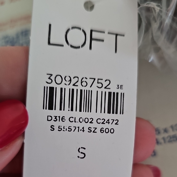 LOFT Green Tiered Smocked Sundress with Long Bishop Sleeves - Picture 4 of 4